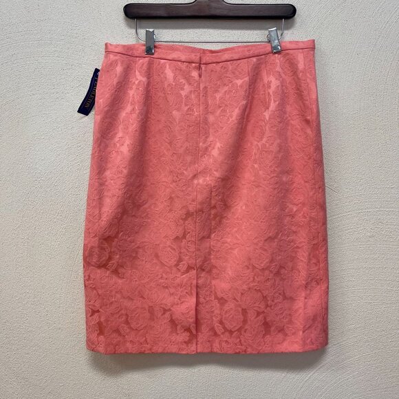 NWT Pendleton Pink Floral Blazer & Pencil Skirt Set Business Suit SZ 16 - Picture 6 of 10